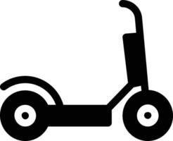 illustration vectorielle de scooter électrique sur fond.symboles de qualité premium.icônes vectorielles pour le concept et la conception graphique. vecteur