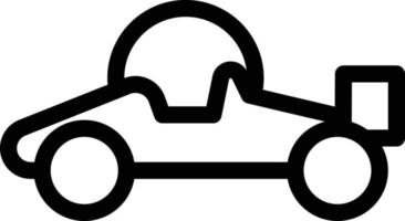 illustration vectorielle de voiture de course sur fond.symboles de qualité premium.icônes vectorielles pour le concept et la conception graphique. vecteur