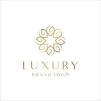 logo de luxe lettre g star vecteur