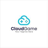 logo du jeu cloud vecteur