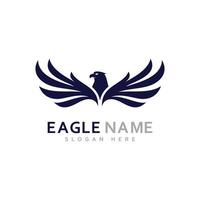 aigle logo design vecteur aigle ailes vecteur symbole modèle illustration