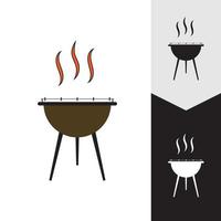 barbecue icône illustration vectorielle vecteur