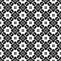 fond noir et blanc sans couture géométrique. géométrie. motif. vecteur
