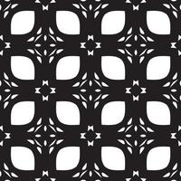 fond noir et blanc sans couture géométrique. géométrie. motif. vecteur