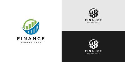 conception de vecteur de logo de finance d'entreprise