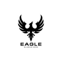 icône de vecteur de modèle de logo oiseau aigle