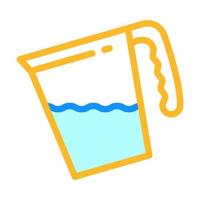 eau ajouter couleur icône illustration vectorielle vecteur