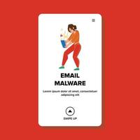 vecteur de malware de courrier électronique