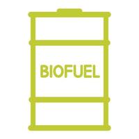 baril avec des biocarburants. concept d'énergie de la biomasse. baril avec du carburant écologique. ressources alternatives durables. énergie renouvelable vecteur