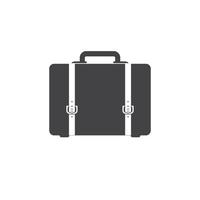 illustration vectorielle de design plat bagages sac icône bagages vecteur