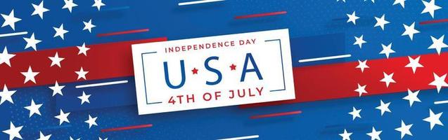 joyeux jour de l'indépendance des états-unis pour l'anniversaire national festif des états-unis, le 4 juillet vecteur