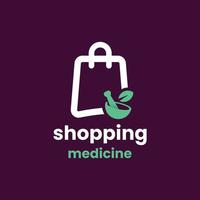 logo médecine shopping vecteur