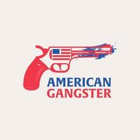 logo de pistolet américain