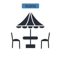 icônes de tente symbole éléments vectoriels pour le web infographique vecteur