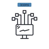 icônes de source de référence symbole éléments vectoriels pour le web infographique vecteur