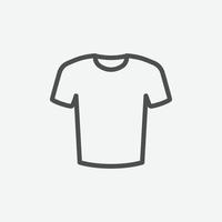 icône de vecteur de t-shirt. conception de vecteur d'icône de vêtements isolés