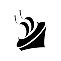 gâteau icône logo design illustration image vecteur