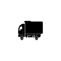 conception d'illustration vectorielle d'icône de camion vecteur