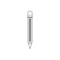 conception d'icône de crayon vecteur