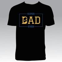 conception de t-shirt papa vecteur