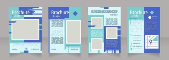 transformer les idées en résultats conception de brochures vierges