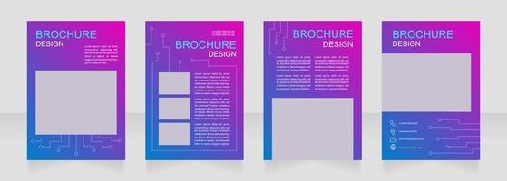 construire un réseau pour la conception de brochure vierge de commutateur d'équipement vecteur