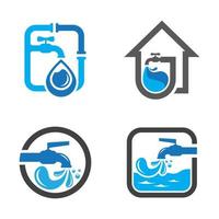 images de logo de plomberie vecteur