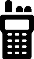 illustration vectorielle de walkie sur fond.symboles de qualité premium.icônes vectorielles pour le concept et la conception graphique. vecteur