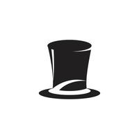 vecteur de logo chapeau megicien