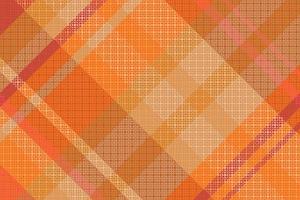 motif à carreaux tartan avec texture et couleur chaude. vecteur