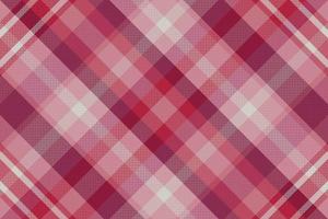 fond de motif à carreaux tartan sans couture avec la couleur de la saint-valentin. vecteur