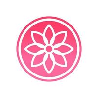 logo icône fleur