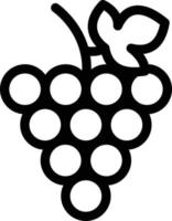 illustration vectorielle de raisins sur fond.symboles de qualité premium.icônes vectorielles pour le concept et la conception graphique. vecteur