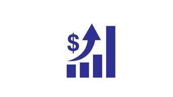 illustration d'icône de vecteur de croissance d'entreprise