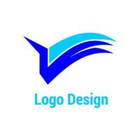 logotype d'ailes vectorielles express, logo de courrier. modèle de conception de logo. vecteur