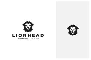 création de logo vectoriel tête de lion