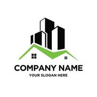 logo immobilier conception simple vecteur