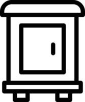 illustration vectorielle de boîte aux lettres sur fond.symboles de qualité premium.icônes vectorielles pour le concept et la conception graphique. vecteur