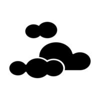 illustration graphique vectoriel de l'icône nuageuse