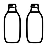 illustration graphique vectoriel de l'icône de la bouteille de lait