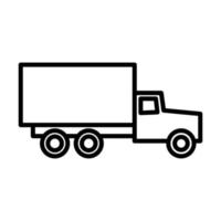 illustration graphique vectoriel de l'icône du camion