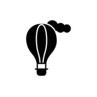 illustration graphique vectoriel de l'icône de la montgolfière