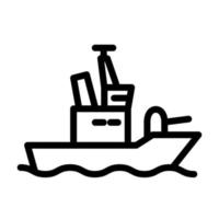 illustration graphique vectoriel de l'icône du navire