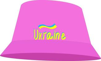 panama rose, symbole de l'ukraine. vecteur