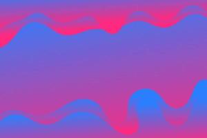 joli arrière-plan avec de belles vagues de gradation en rose bleu, arrière-plan abstrait vecteur