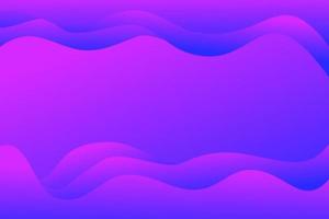 joli fond avec de belles vagues de dégradé en bleu violet vecteur