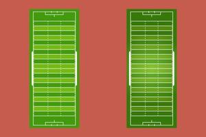 design plat de terrain de football américain, illustration graphique de terrain de football, vecteur de terrain de football américain et mise en page.