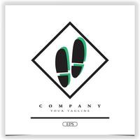 chaussures de détail logo premium modèle élégant vecteur eps 10