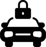 illustration vectorielle de serrure de voiture sur fond.symboles de qualité premium.icônes vectorielles pour le concept et la conception graphique. vecteur