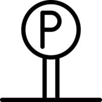 illustration vectorielle de panneau de stationnement sur fond.symboles de qualité premium.icônes vectorielles pour le concept et la conception graphique. vecteur